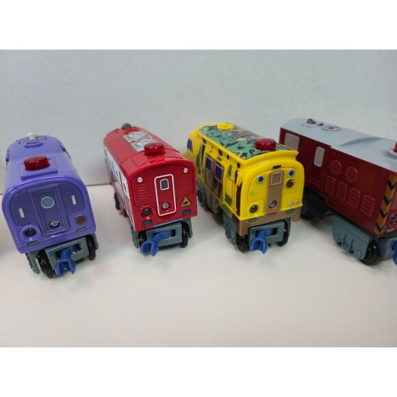 Chuggington Lot Of 8 Learning Curve 2010 Interactive Trains - Untested - Picture 13 of 16